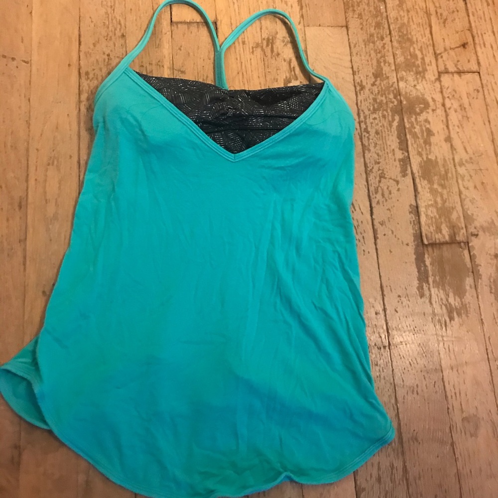 Lulu lemon tank with built in bra